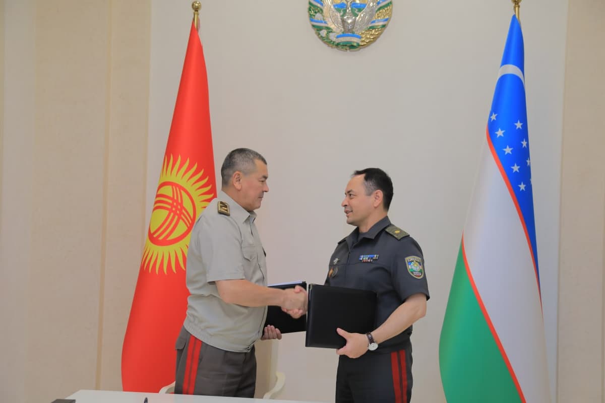 Qirg‘izistonlik harbiylarning O‘zbekiston harbiy OTMlarida o‘qishi tashkillashtiriladi