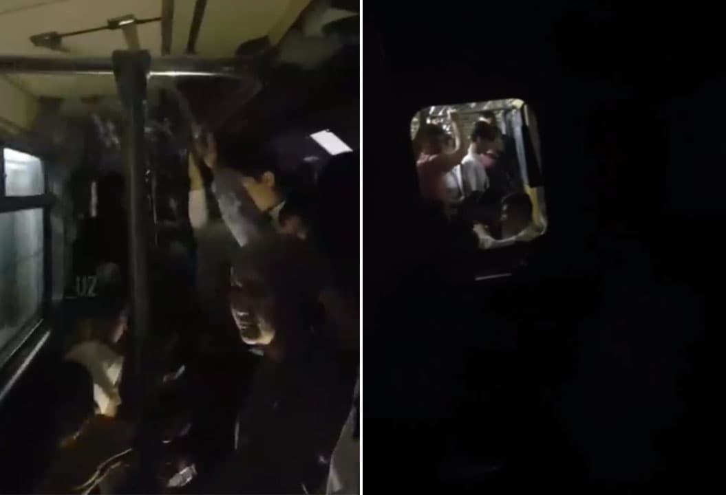 В вагоне поезда ташкентского метро погасло электричество