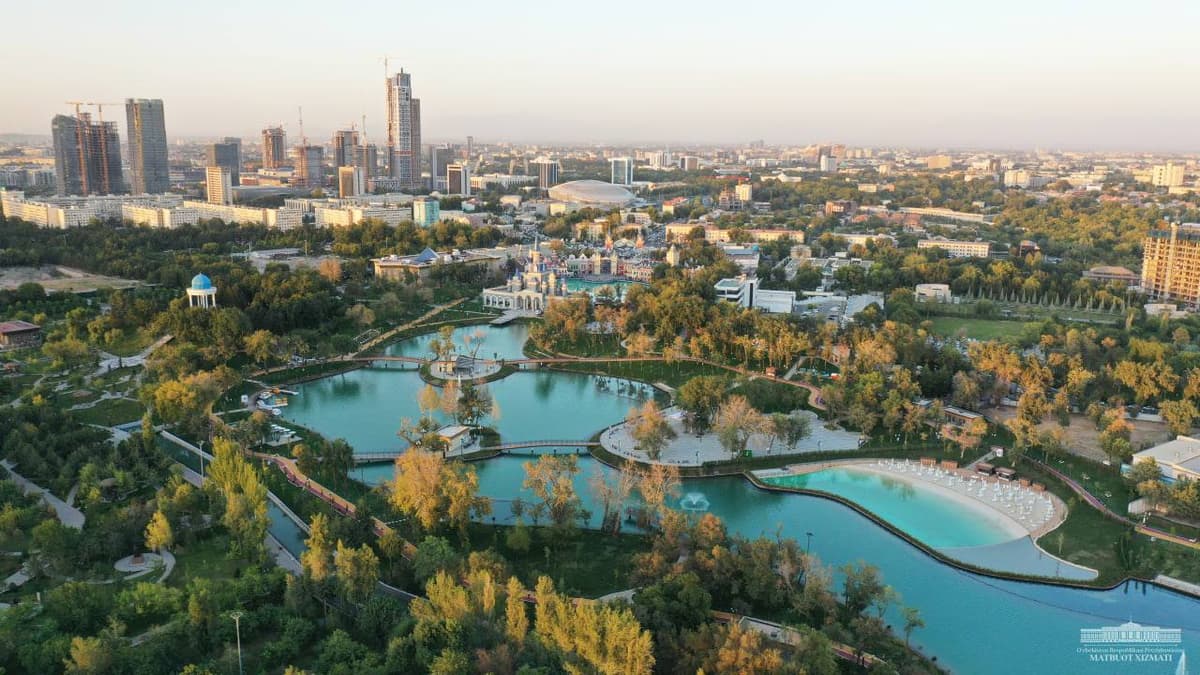 Lake in national park of Uzbekistan restored