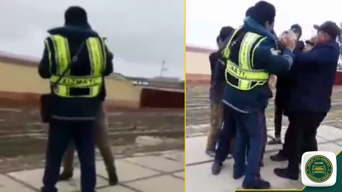 Navoiyda haydovchi YPX xodimini kaltakladi. Unga jinoyat ishi ochilgan