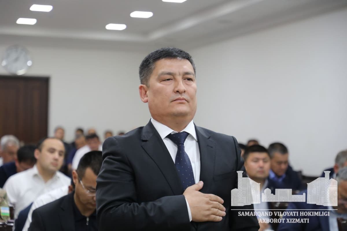 Surxondaryo viloyati hokimi o‘rinbosari Samarqand viloyati hokimiga o‘rinbosar bo‘ldi