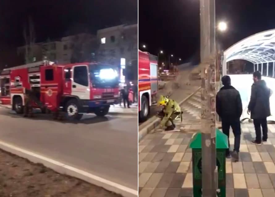 Toshkent metrosida yana vagonlardan biri tutab ketdi
