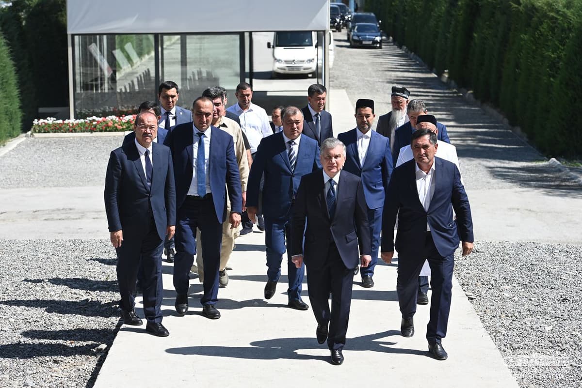Мирзиёев ознакомился с проводимой в Самарканде созидательной работой 