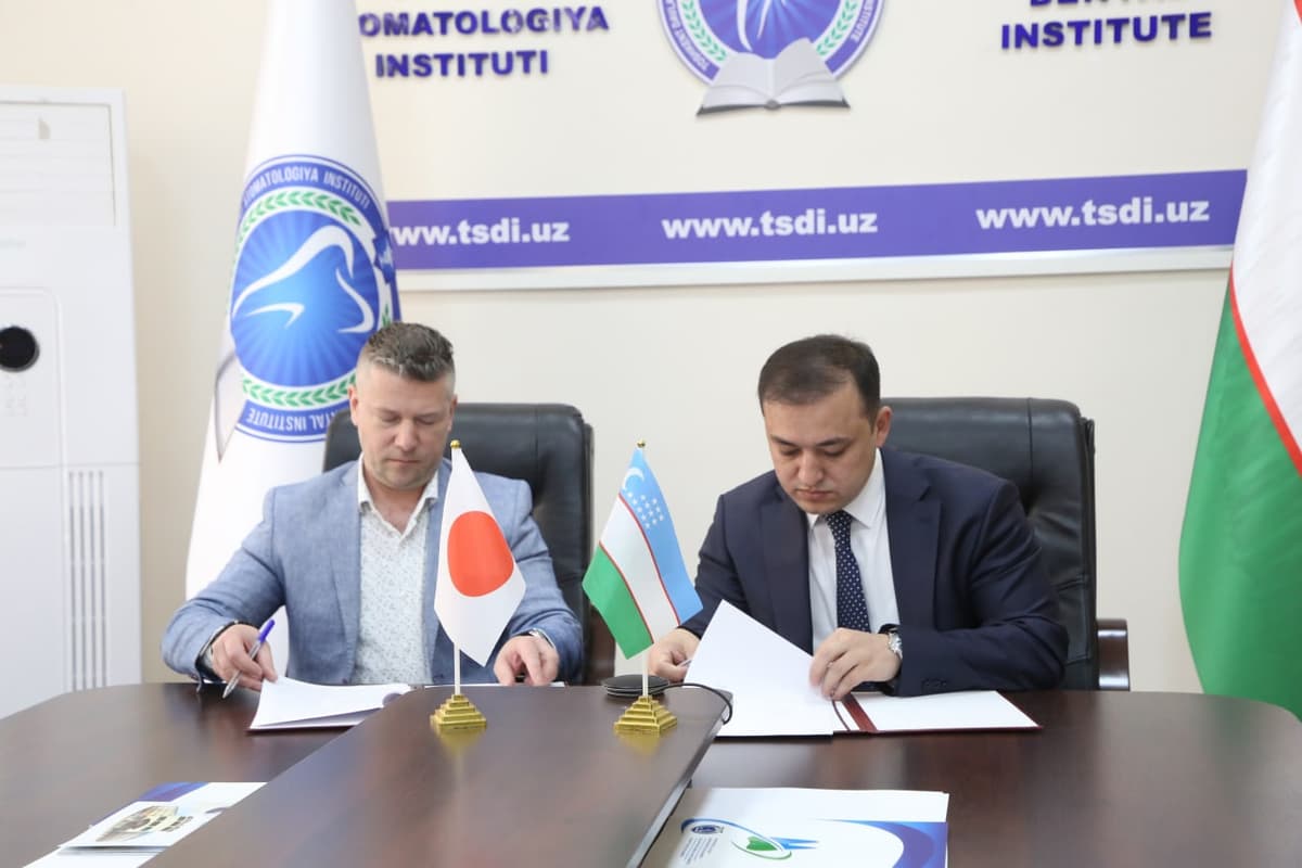 Тошкент давлат стоматология институти Япониянинг нуфузли “GC” компанияси билан ҳамкорлик шартномасини имзолади