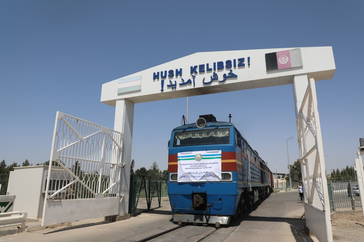 O‘zbekiston Hayit arafasida Afg‘onistonga 4 ming tonnalik gumanitar yordam yubordi