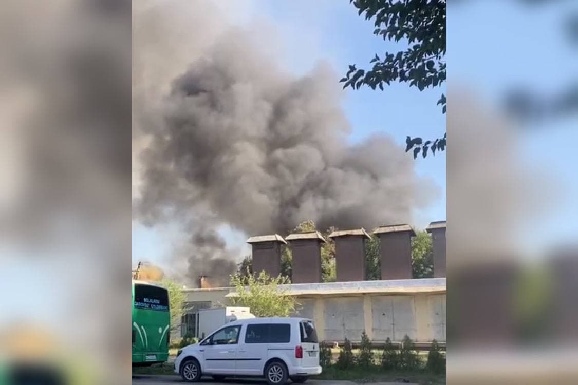Yakkasaroy texnoparki hududida yirik yong‘in ro‘y berdi