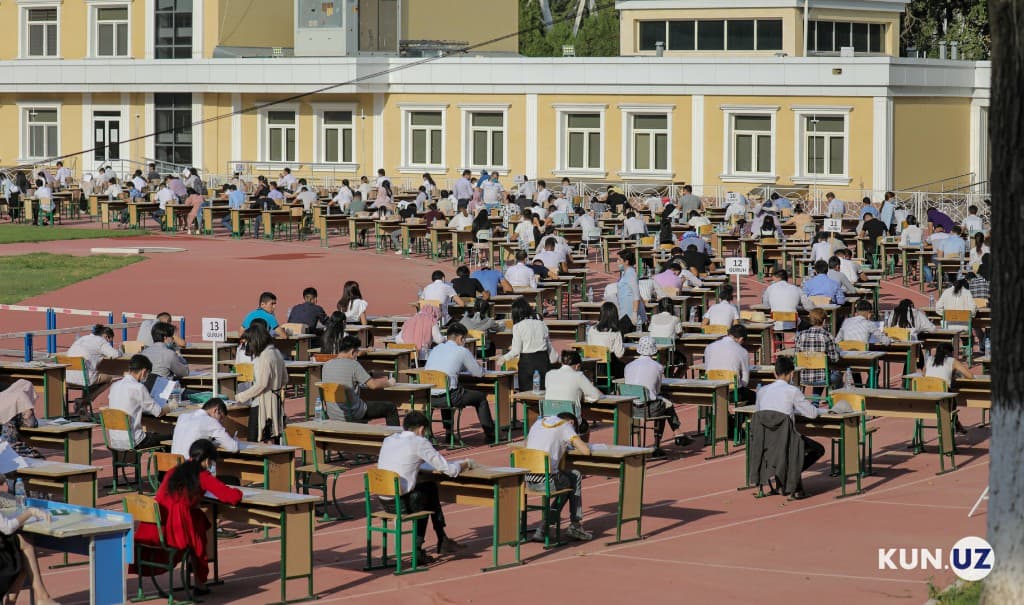 O‘zbekistonda bir milliondan ortiq abituriyentning test topshirishi kutilmoqda