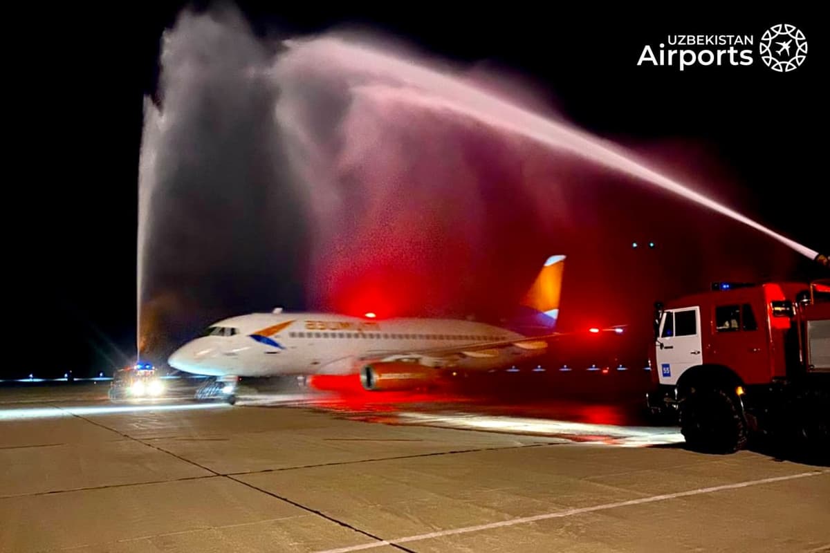 «Azimut» aviakompaniyasi Navoiyga muntazam reyslarni amalga oshirishni boshladi