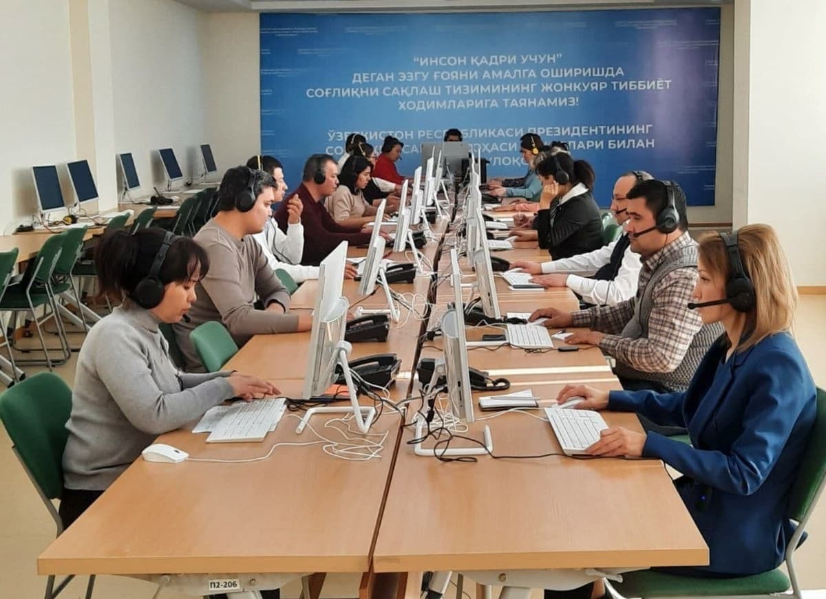 Prezidentning tibbiyot xodimlari bilan ochiq muloqoti uchun tashkil etilgan Call-markaz’ga 1500dan ortiq murojaat kelib tushdi