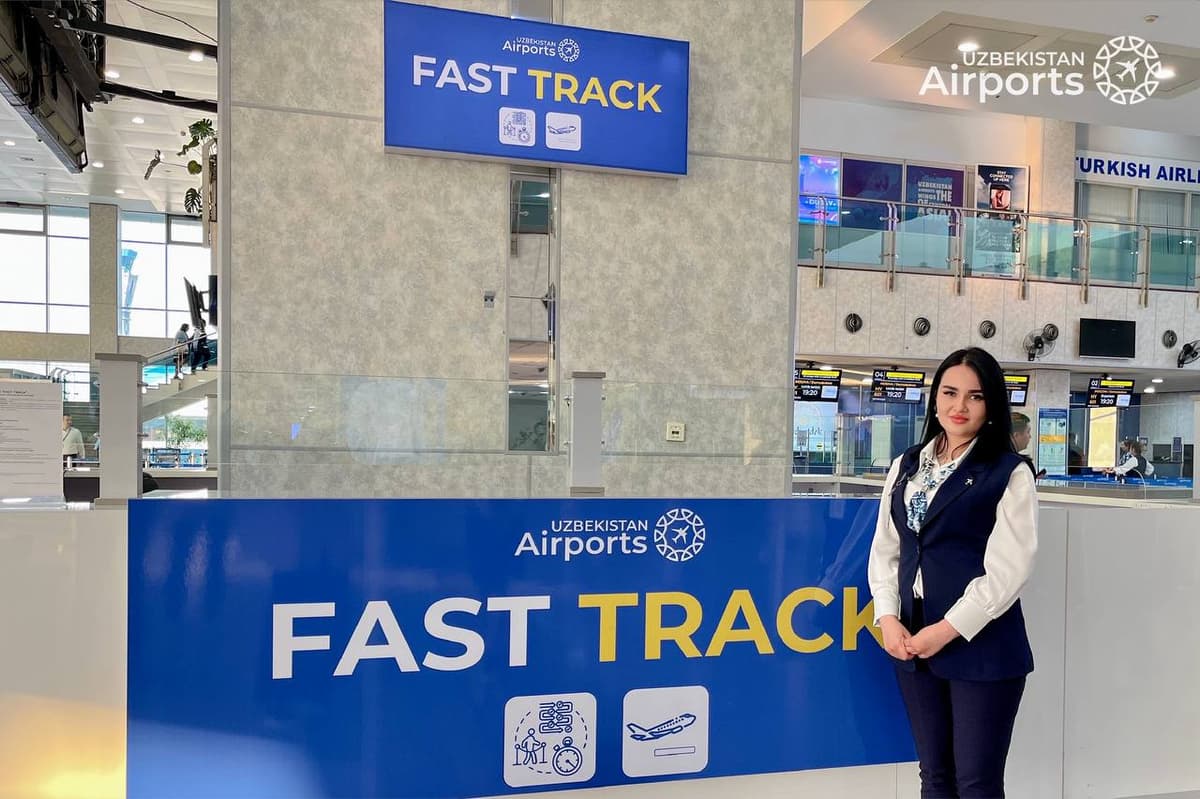 В аэропорту Ташкента запущена услуга Fast Track 