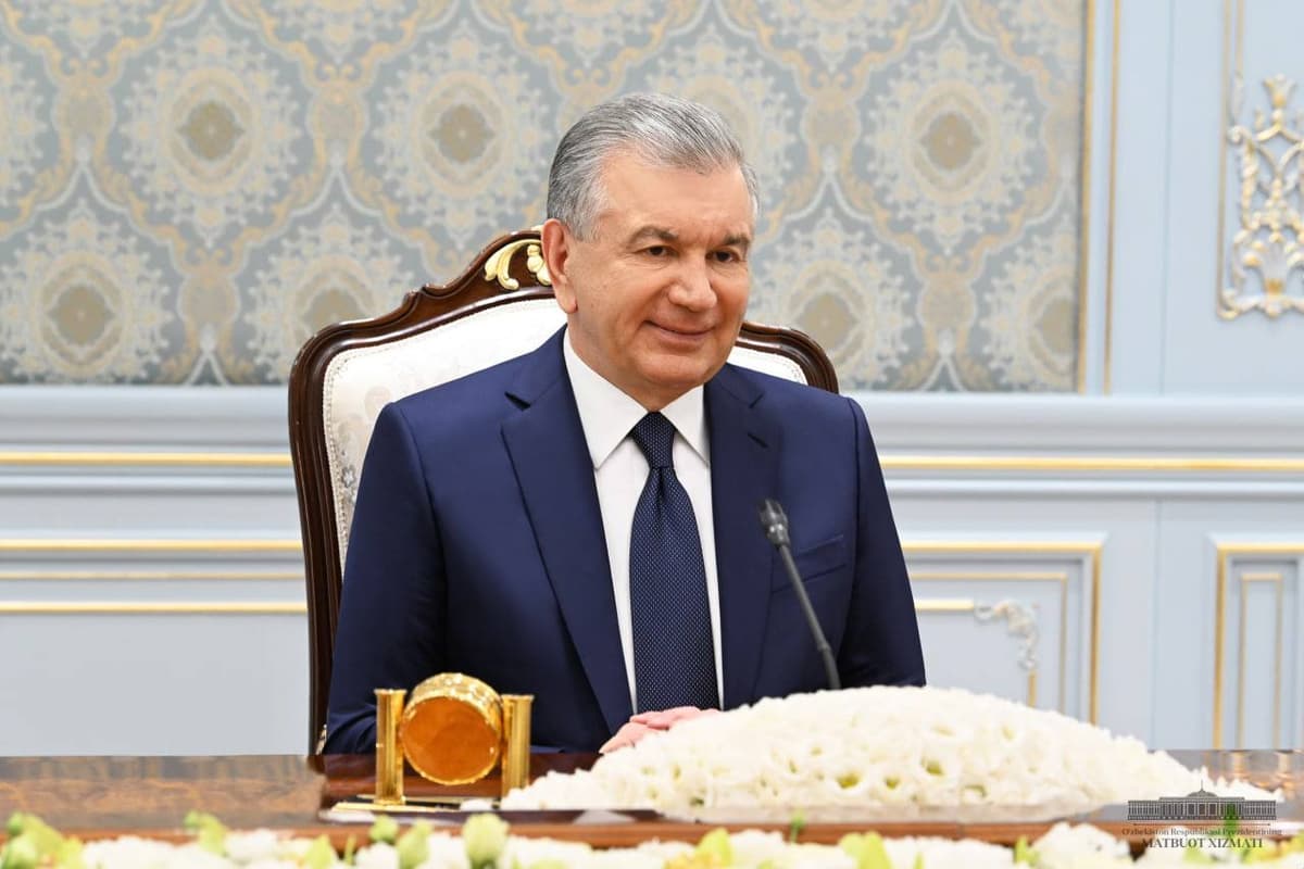 Shavkat Mirziyoyev Mavlud Chovusho‘g‘li boshchiligidagi delegatsiyani qabul qildi