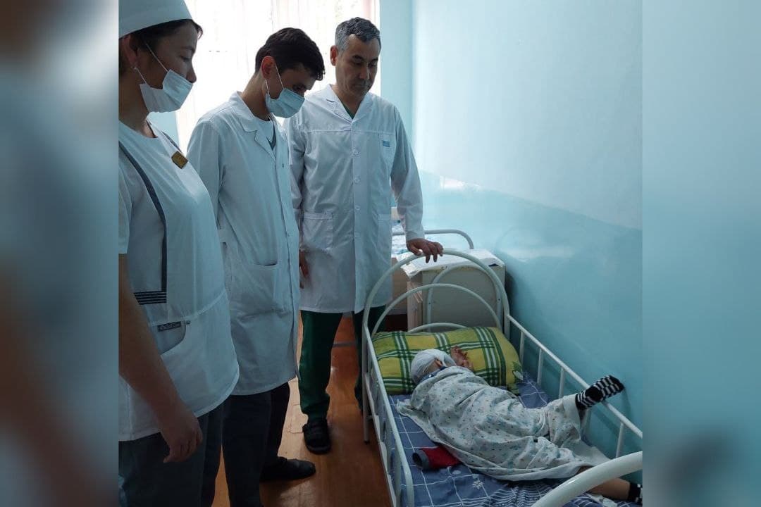 SSV Toshkent tumanida sher tishlab olgan 3 yoshli bolaning ahvoli haqida ma’lumot berdi