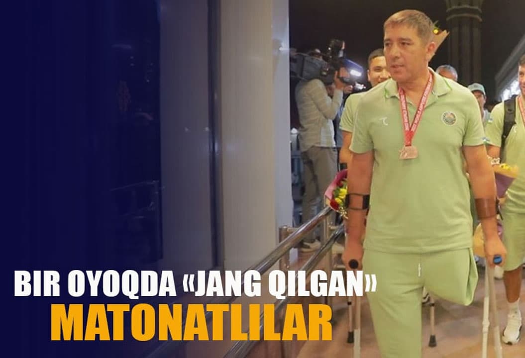 Faxrlantiradigan futbolchilar. Jahon chempionatida 3-o‘rinni olgan O‘zbekiston amputantlar jamoasi vatanga qaytishdi