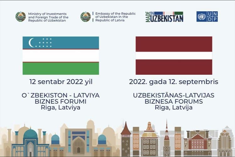 Latvia to host business mission “Made in Uzbekistan” on Sept 12-13