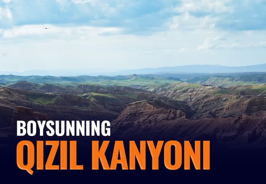 Boysunning Qizil kanyoni turistik manzilga aylanadi