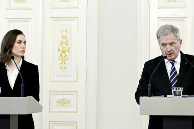 Finlandiya rahbariyati NATOga zudlik bilan kirish masalasini qo‘llab-quvvatladi 
