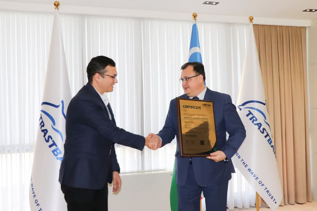 “Trastbank” korrupsiyaga qarshi kurashish bo‘yicha O‘zbekistonda bank tizimida birinchi bo‘lib ISO 37001 xalqaro sertifikatiga ega bo‘ldi