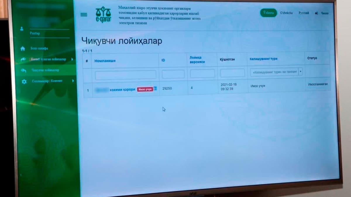 Haydarov hibsdaligi paytida 26ta hujjatni hokimlik xodimi imzolagani ma’lum bo‘ldi