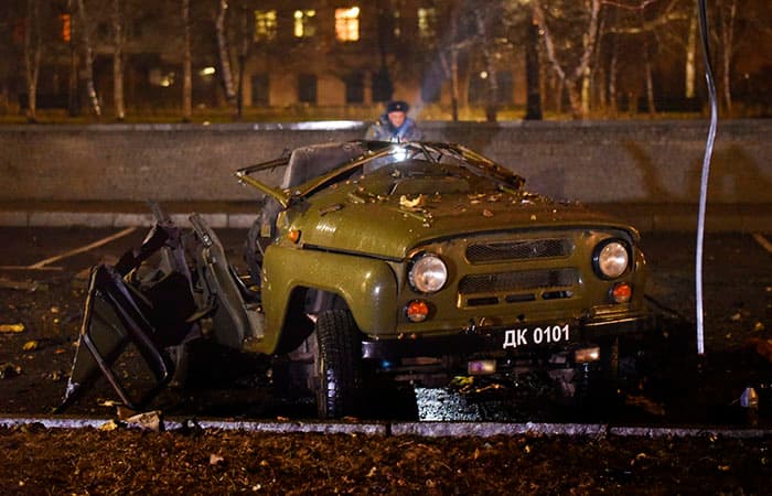В центре Донецка прогремел мощный взрыв. Пушилин заявил, что ситуация идет к войне