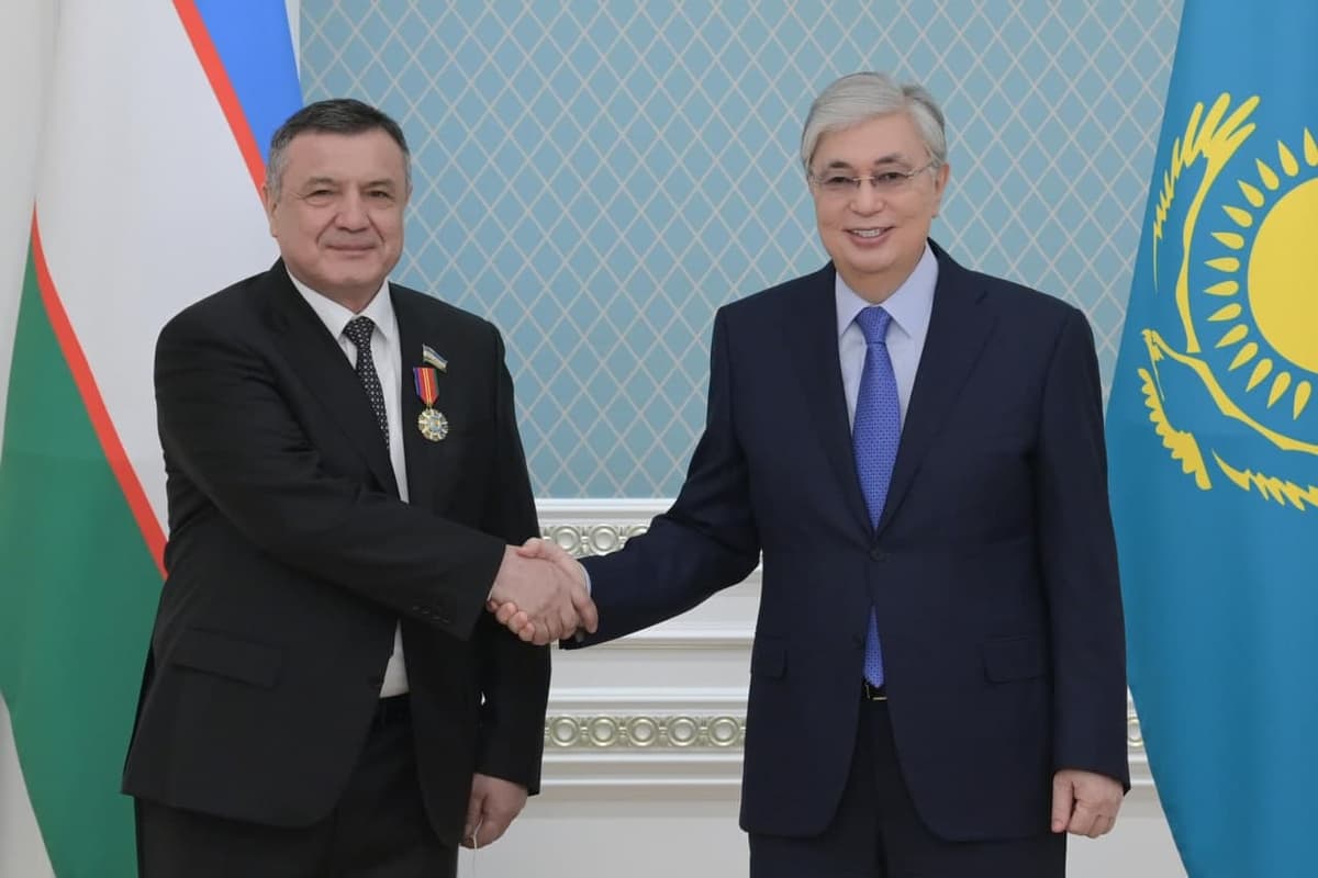 Nurdinjon Ismoilov Qozog‘iston prezidenti bilan uchrashdi