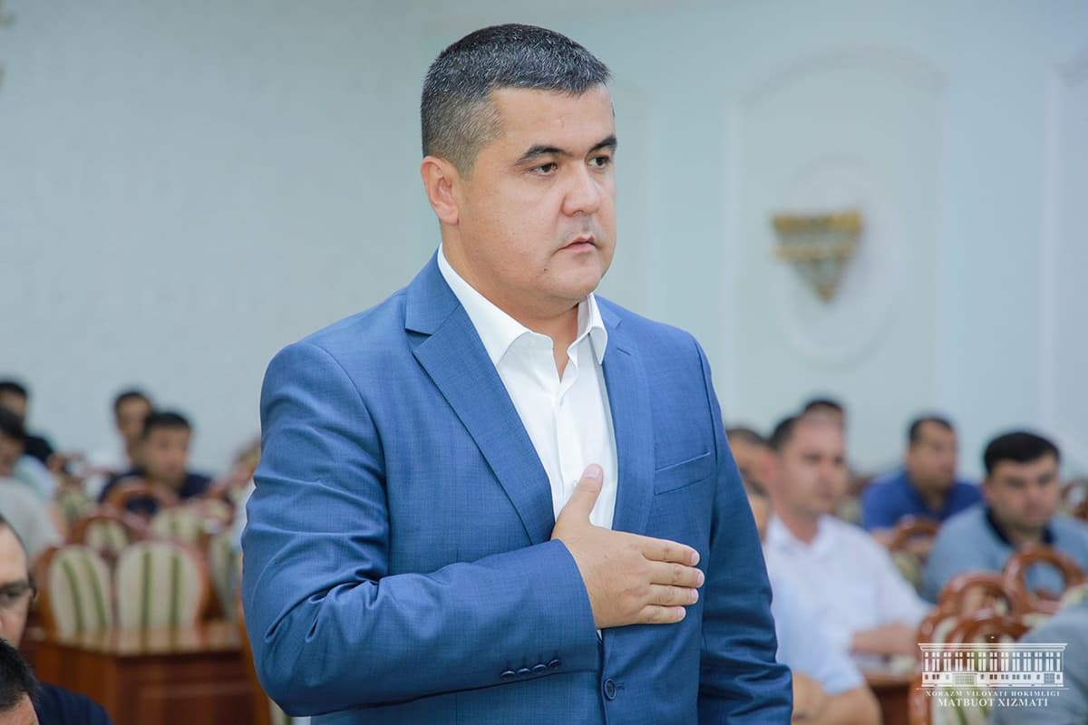 Назначен первый заместитель хокима Хорезмской области