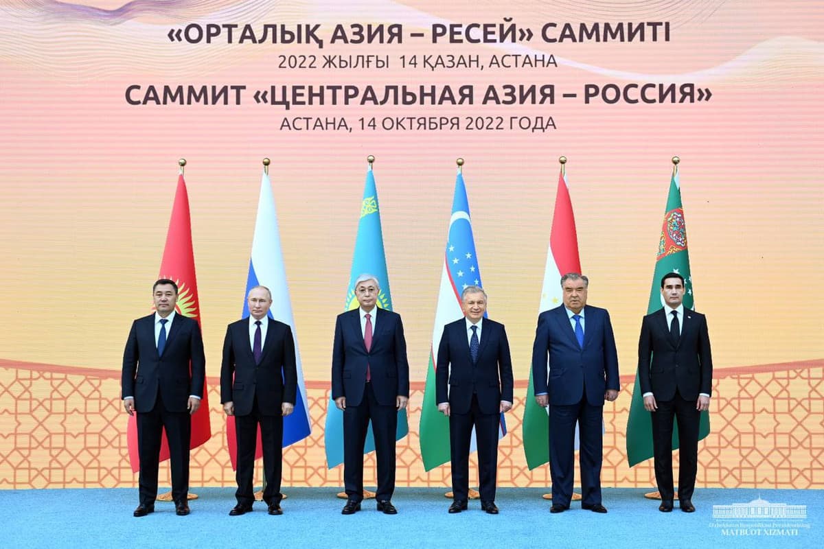 Shavkat Mirziyoyev Markaziy Osiyo va Rossiya yetakchilari uchrashuvida ishtirok etdi