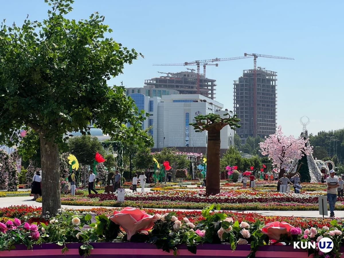 Foto: Ikki milliondan ortiq gullar bilan bezalgan Toshkent gullar festivali