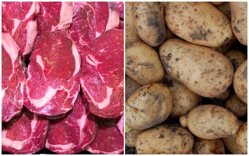 Imported meat and potatoes exempted from VAT until year end 