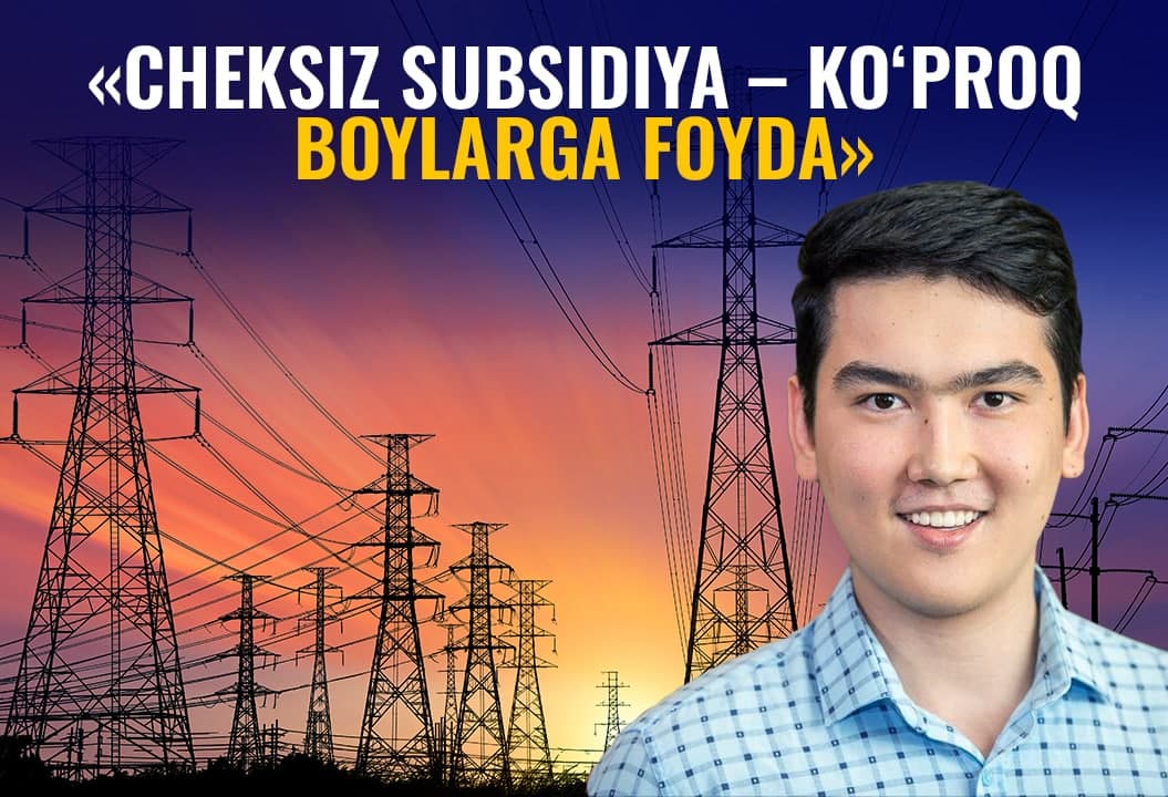 “Energetika muammolarining yechimi xususiylashtirishga borib taqaladi” - Shahzod Yo‘ldoshboyev