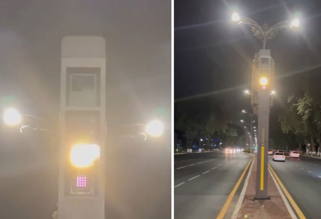 Traffic Safety Department testing new cameras for recording traffic violations in Tashkent
