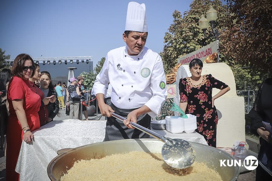 Samarqand shahrida Xalqaro gastronomik festival boshlandi - fotogalereya