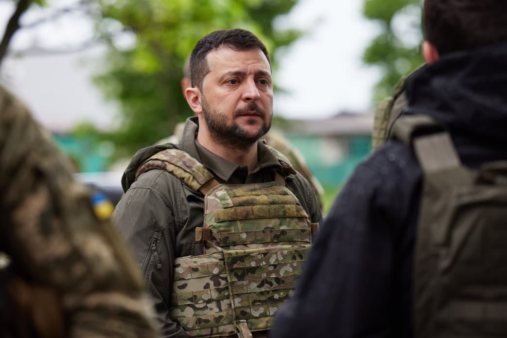 Зеленский впервые с начала войны побывал на востоке Украины