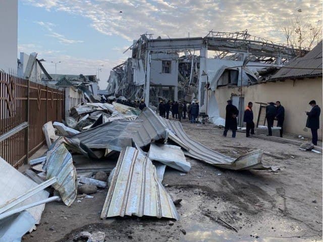 Criminal case initiated against explosion in a shopping center in Surkhandarya