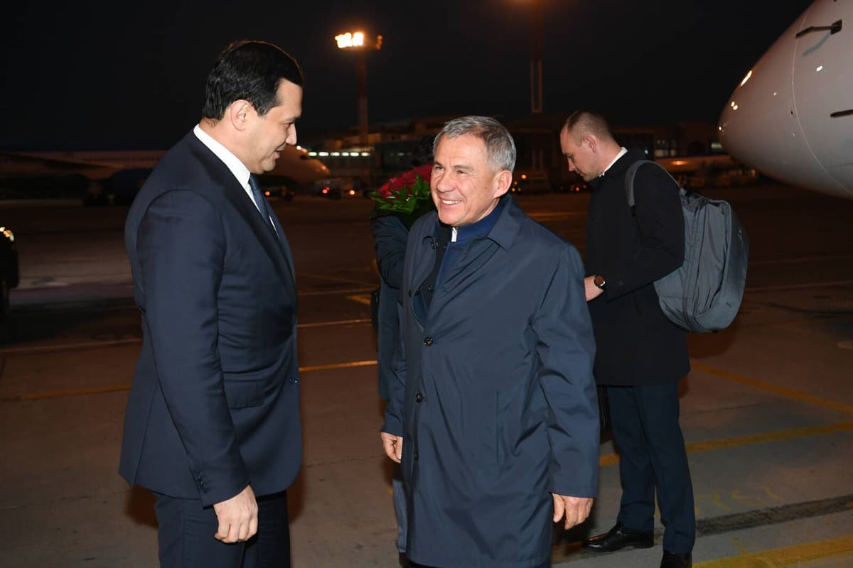 Tatariston prezidenti Rustam Minnixonov amaliy tashrif bilan O‘zbekistonga keldi