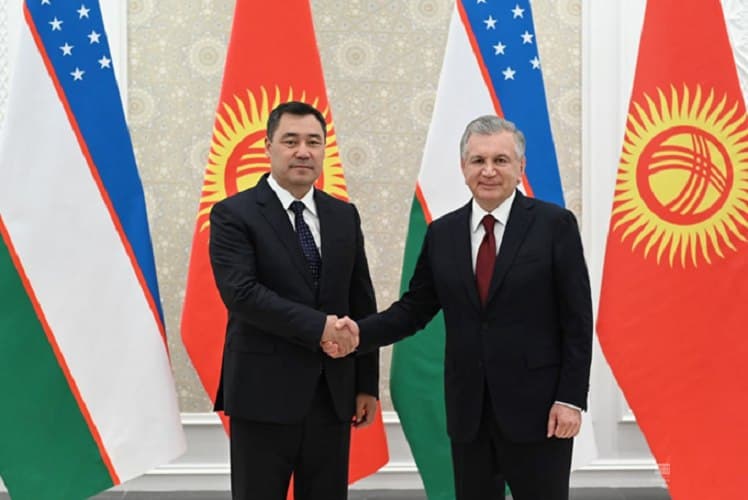 Mirziyoyev, Japarov exchange views on "China-Kyrgyzstan-Uzbekistan" railway, discuss construction of Qambarota-1 HPP