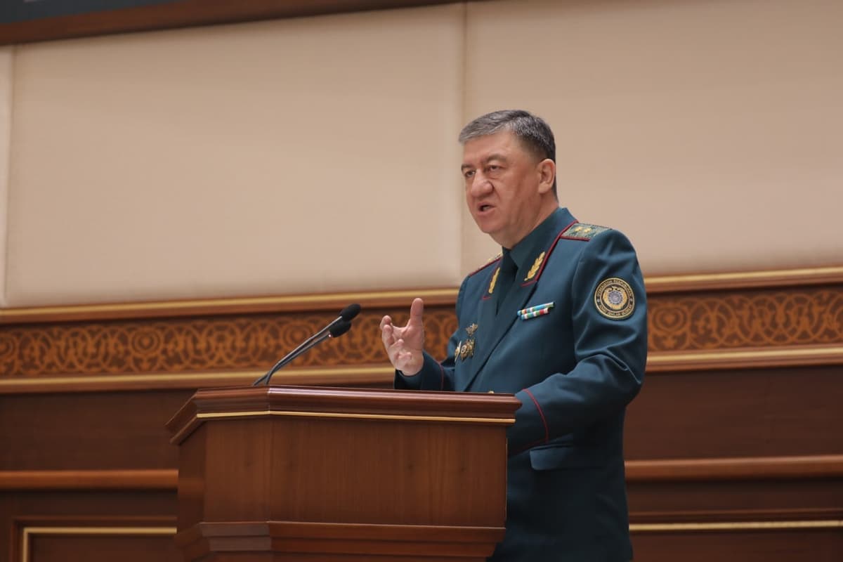 Глава МВД рассказал о криминогенной ситуации в Узбекистане