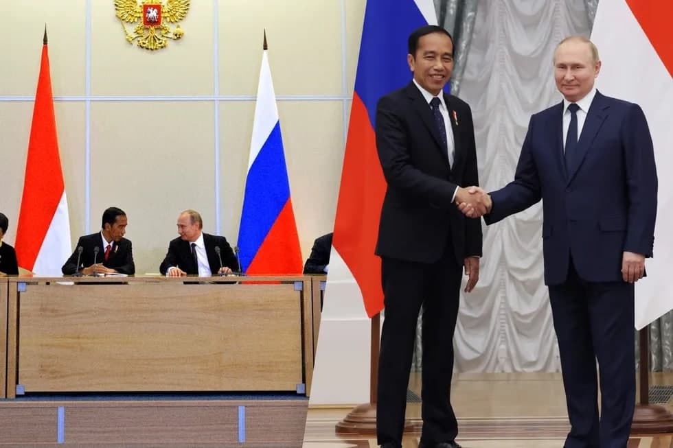 Putin Indoneziya prezidentiga u ilk bor Rossiyaga kelganini aytdi. Lekin ular olti yil avval Sochida uchrashishgandi