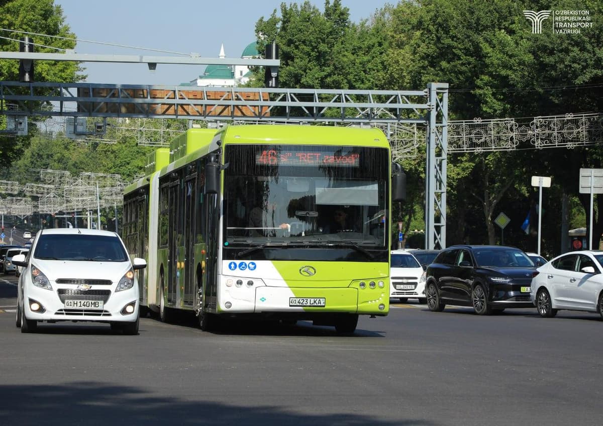 32 автобусных маршрута в Ташкенте начали работу на основе брутто-контракта