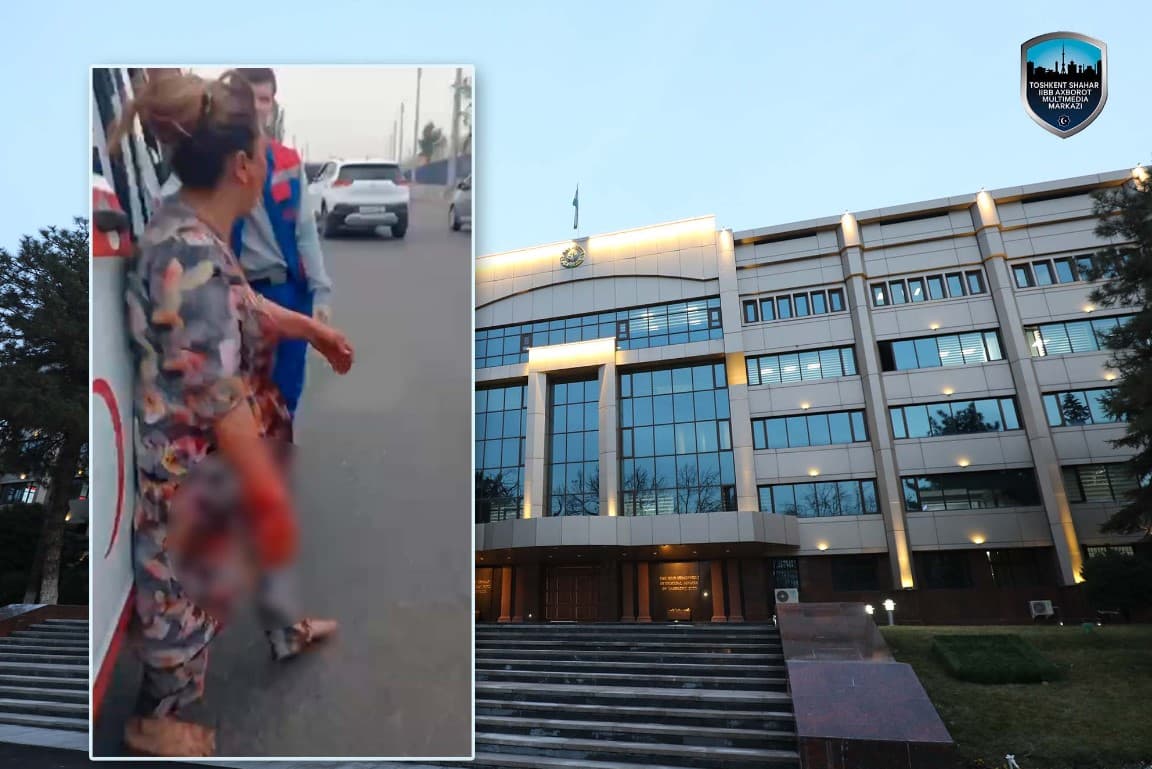 В Ташкенте женщина оказала сопротивление медперсоналу и сломала оборудование в салоне машины скорой помощи 