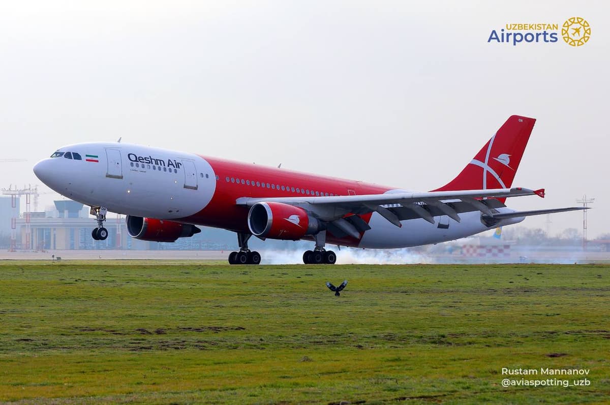 Иранская Qeshm Air начала регулярные полеты в Узбекистан
