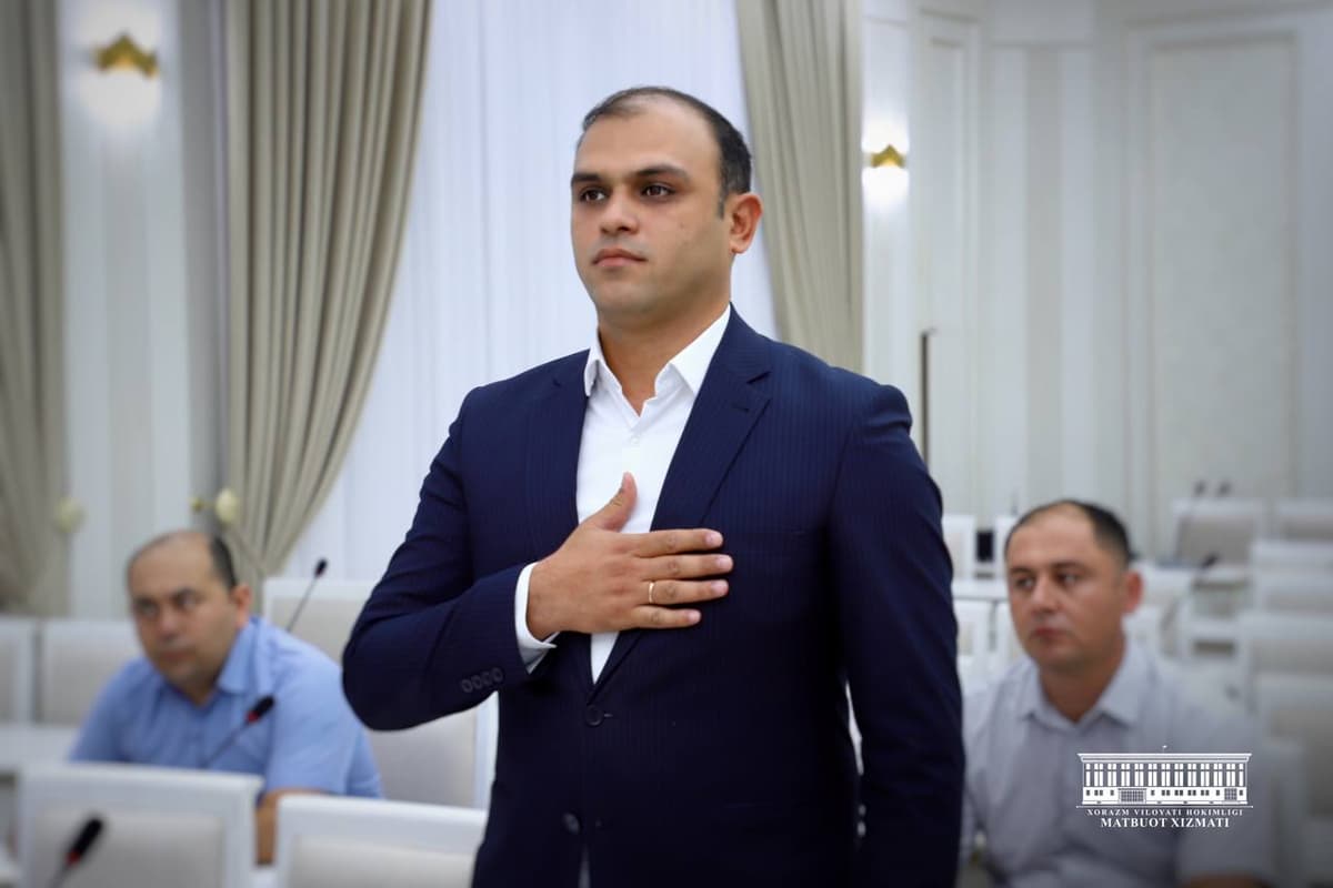 Хоразм вилояти ҳокимига янги ўринбосар тайинланди