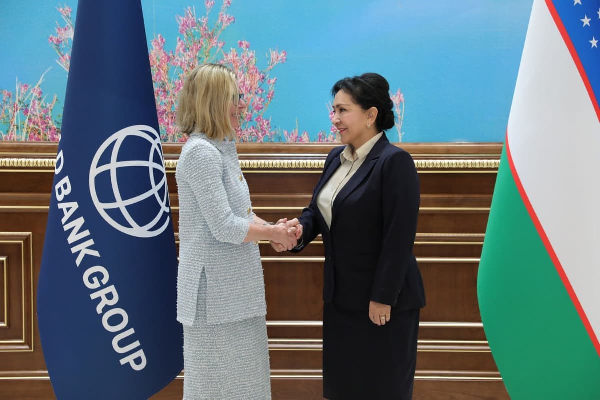 Tanzila Norboyeva Jahon banki vitse-prezidenti bilan uchrashdi