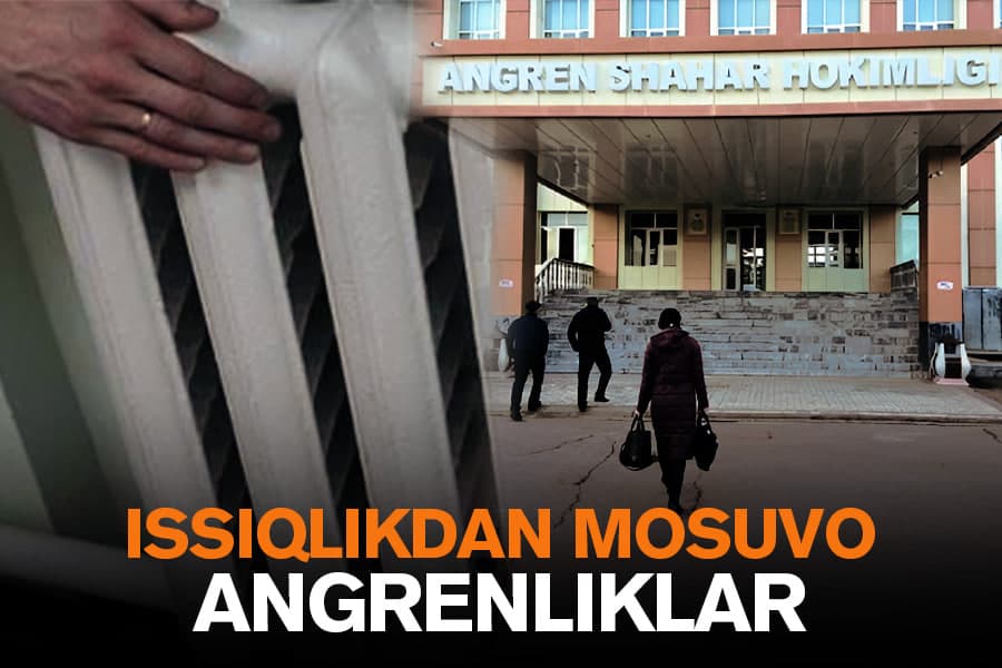 Insofi yo‘q “teploset”, befarq hokimiyat – sovuqda qolgan angrenliklar isitish tizimidan norozi