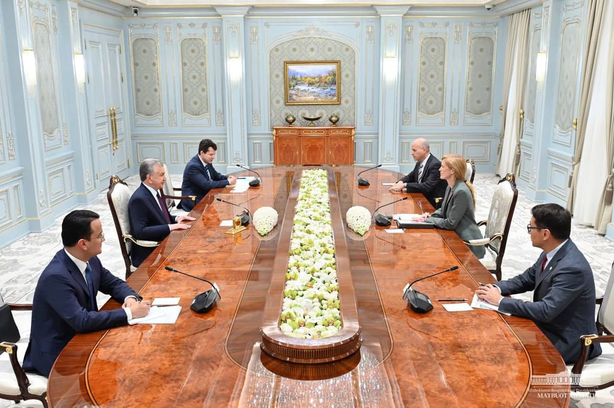 Shavkat Mirziyoyev Samanta Pauer boshchiligidagi AQSh delegatsiyasini qabul qildi