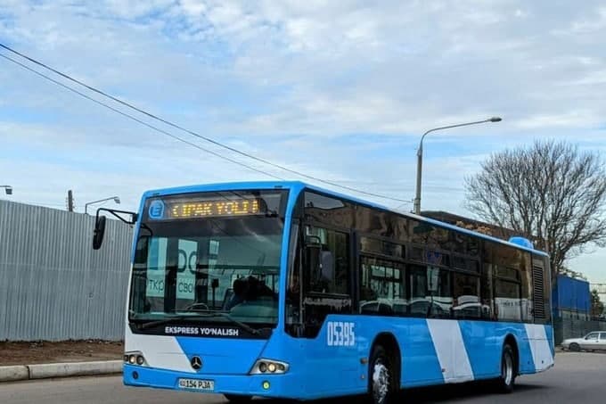 В Ташкенте заработал новый экспресс-автобусный маршрут
