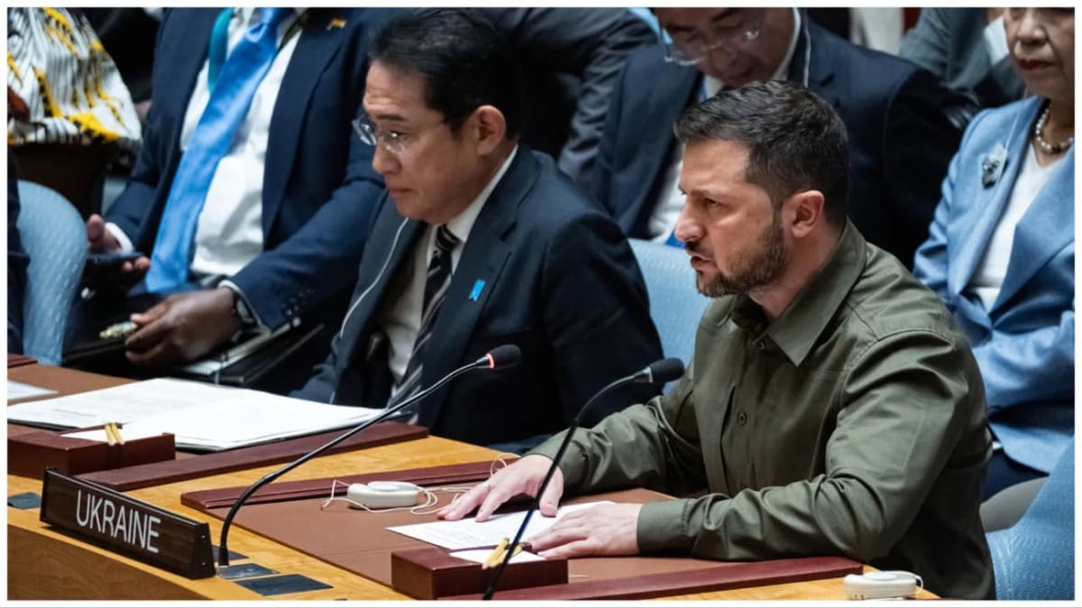 Zelenskiy Rossiyani BMT Xavfsizlik kengashida veto huquqidan mahrum qilishga chaqirdi