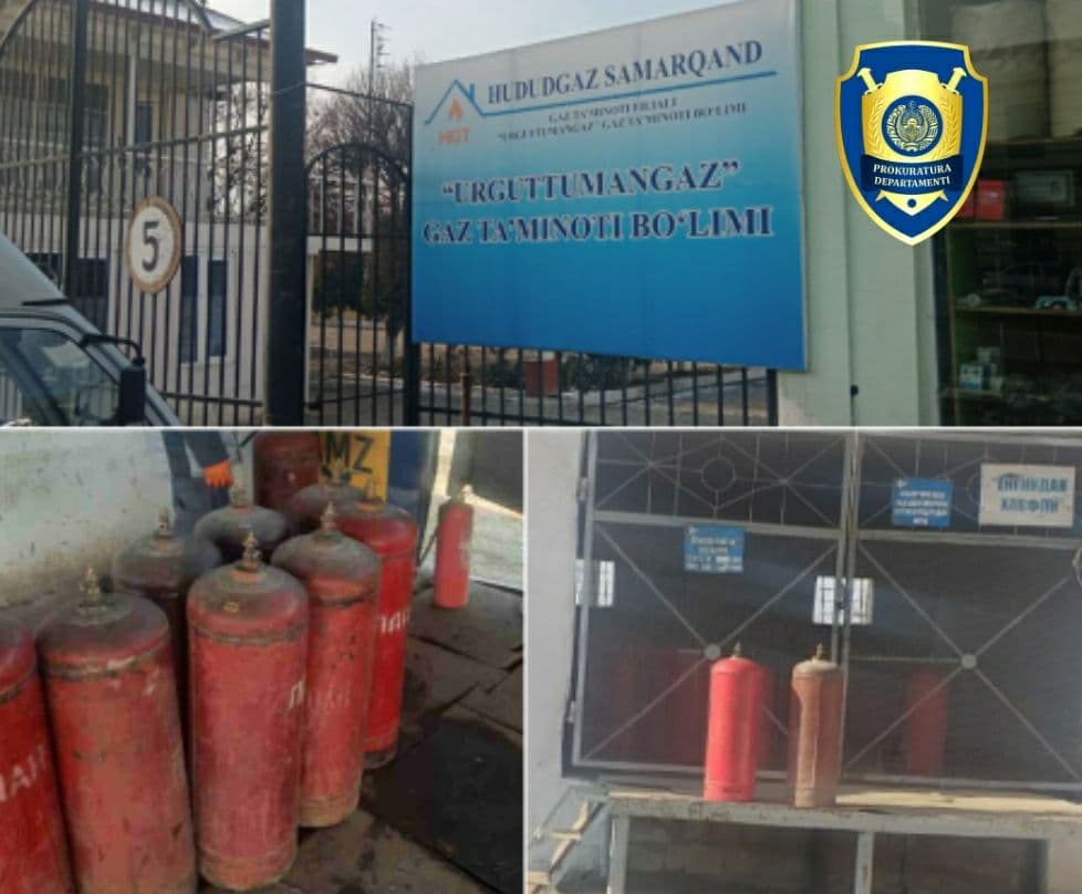 Samarqandda gaz idorasi mutasaddilari sotilgan gaz pulini özlaştirib yubordi
