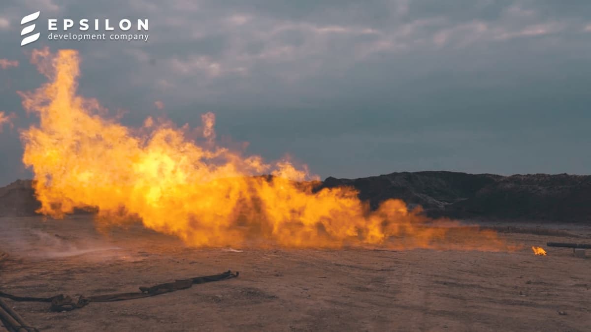EPSILON (EDC): дебит скважины Айзоват-14 составил 40 тыс. куб. м газа и 20 тонн нефти в сутки
