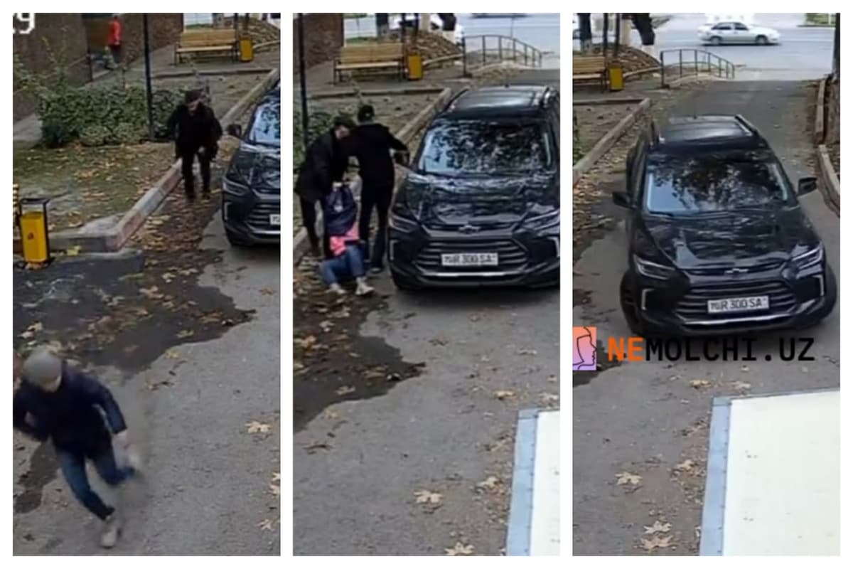 Toshkentda noma’lum shaxslar bir ayolni majburan mashinaga solib olib ketgani aks etgan video tarqaldi