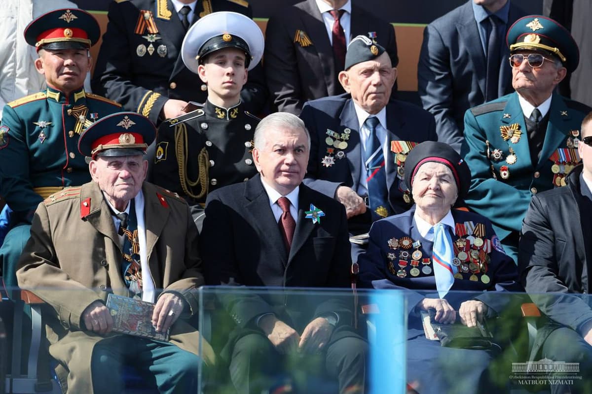 Президент Узбекистана принял участие в торжественных мероприятиях по случаю 78-летия Победы